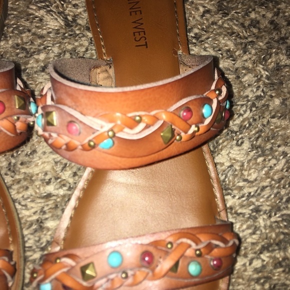 Nine West Beaded Sandals - Picture 3 of 3